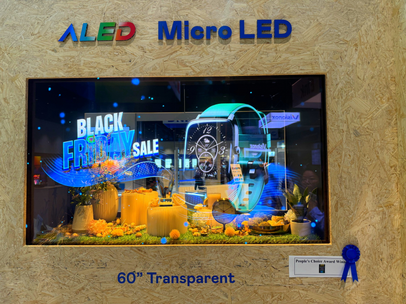 LEYU�پW(w��ng)60����͸����Micro LED�@ʾ���@&rdquo;���Micro LED���g(sh��)��(y��ng)�ê�(ji��ng)&rdquo;����Micro LED���͸����֮�O(sh��)Ӌ(j��)���ԘO�°l(f��)�]���ԿɔU(ku��)չ�ԟo�pƴ�Ӽ��g(sh��)���죬�߂�600 nitsȫ��������������60%��͸�ʼ����^NTSC 110%�ă�(y��u)���Vɫ����F(xi��n)�����������`�(y��ng)���ڸ��N����